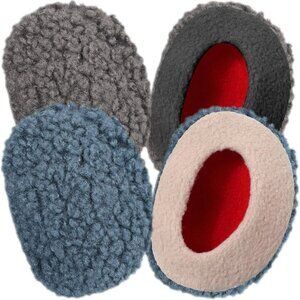 2 Pairs Bandless Earmuffs Ear Warmers Winter Ear Covers Earcaps for Outdoors